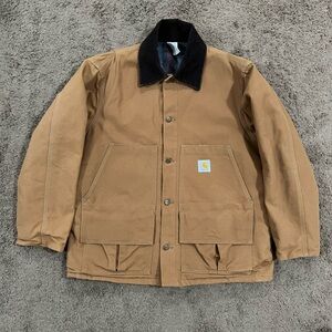 Carhartt Men’s Brown Hunting Coat SZ XL CB256 Vintage Jacket Without Game Bag